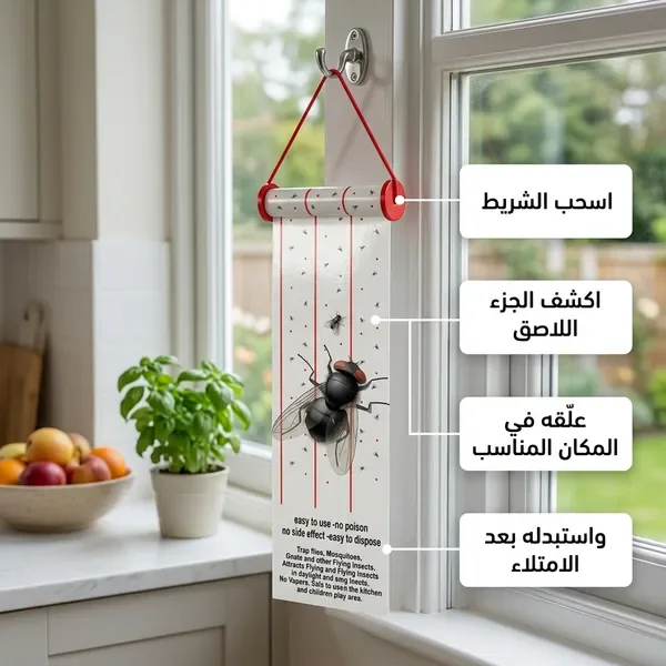 مصيدة الذباب والحشرات الطائرة