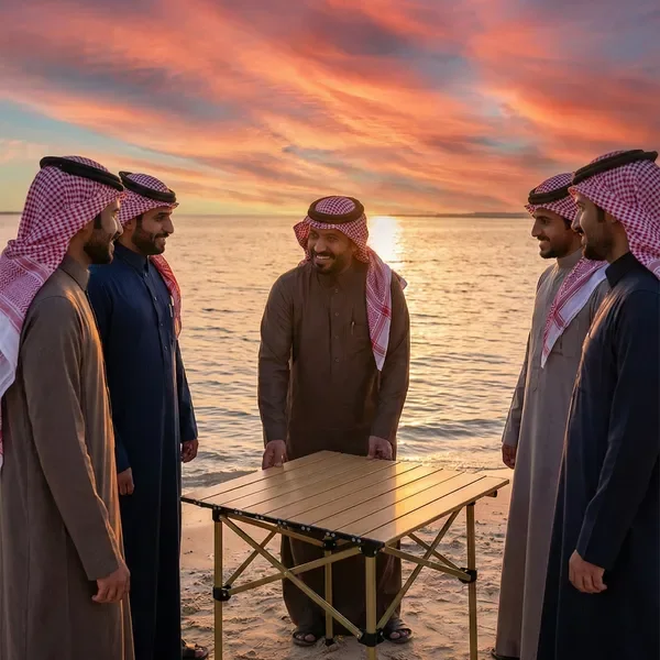 طاولة رحلات خفيفة قابلة للطي