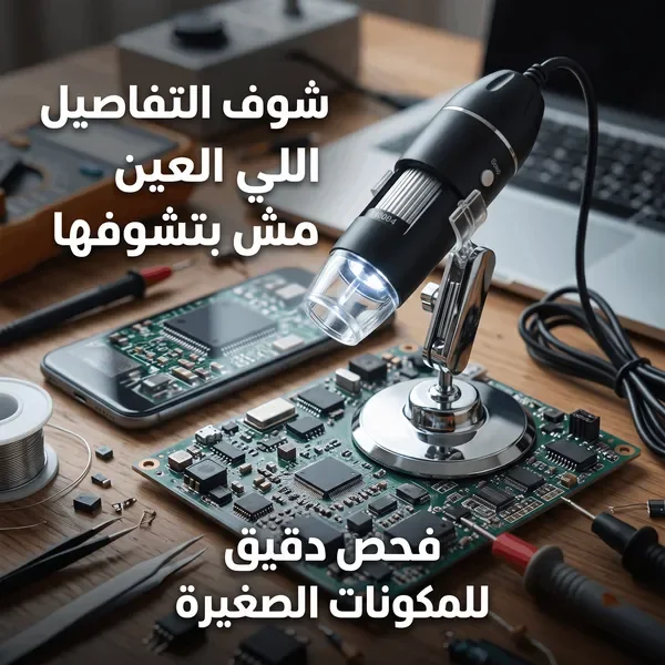 مجهر رقمي محمول عالي الدقة مكبر إلكتروني USB عام