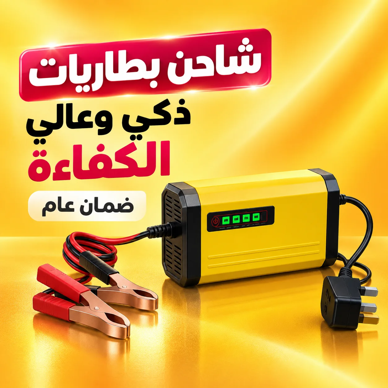 شاحن بطاريات ذكي وعالي الكفاءة