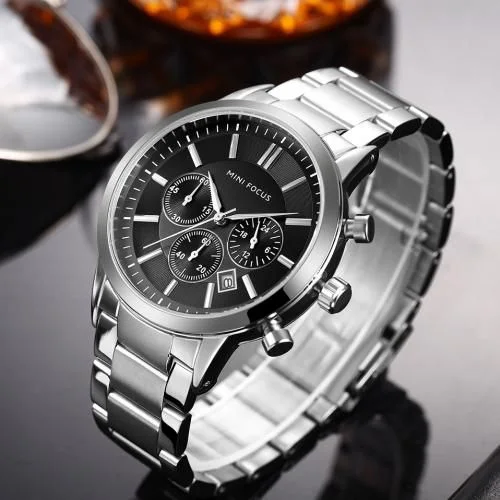 montre  de luxe mini focus pour hommesMINI FOCUS MF0188G.01 - Quartz Analogique - Cadran Rond 43mm
