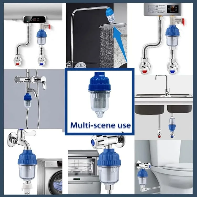Pré-Filtre Universel pour Chauffe-Eau Gaz & Électrique et Machine à Laver – Filtration des Impuretés, Protection des Équipements