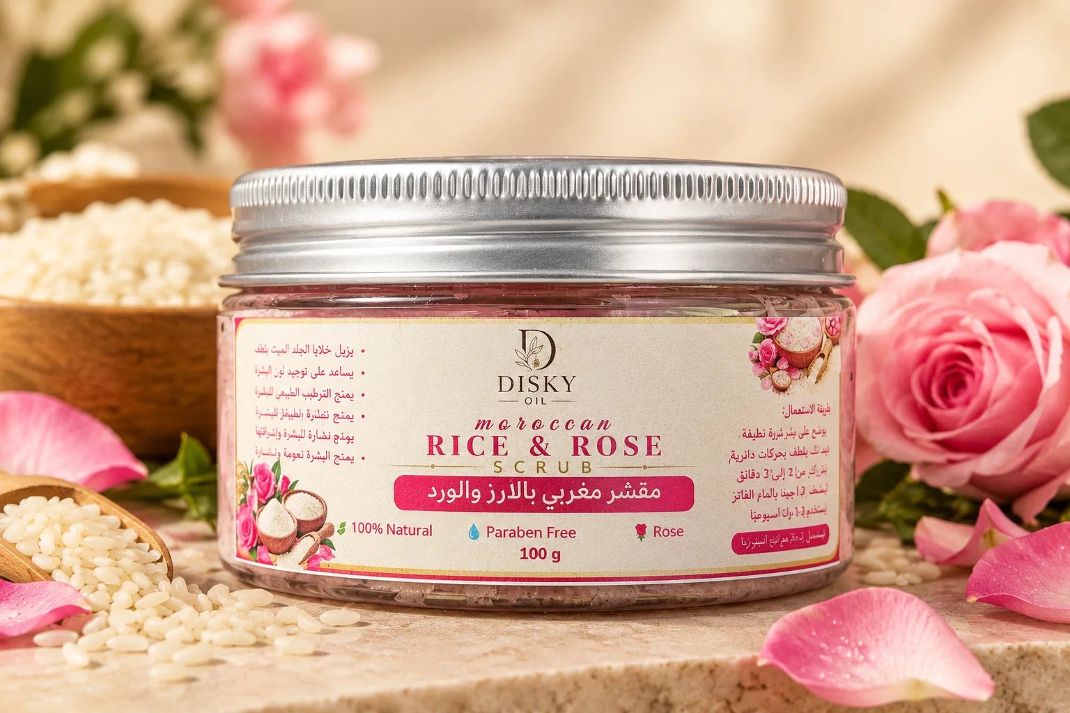 Rice & Rose Scrub