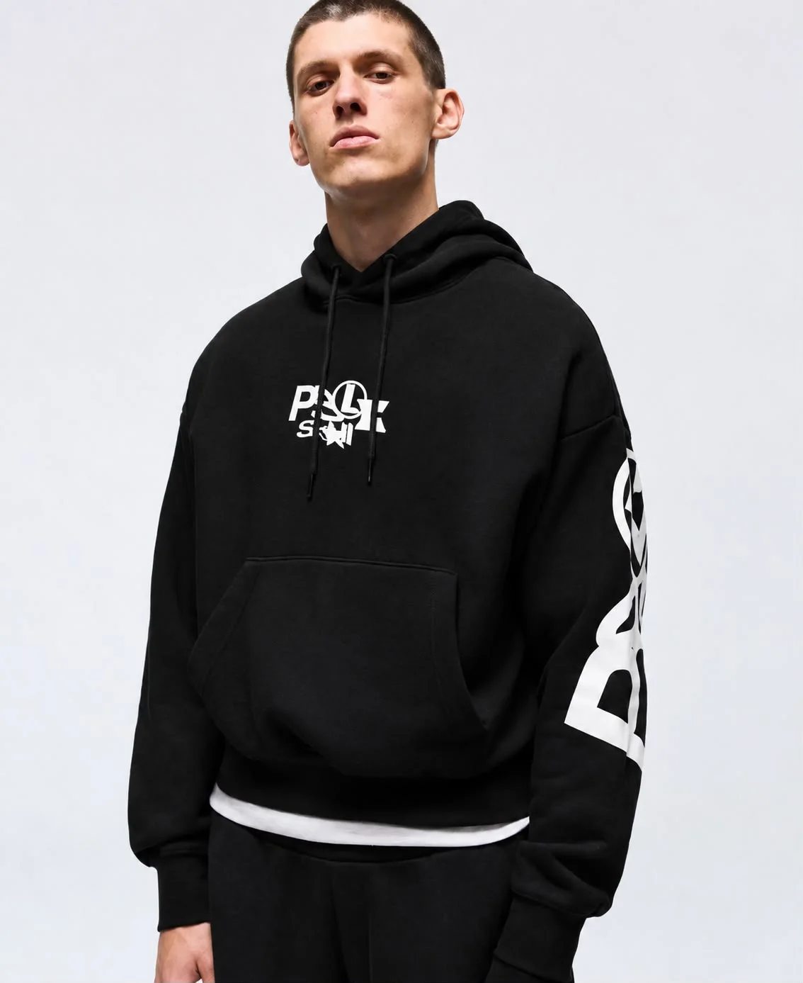 Sweat capuche imprimé