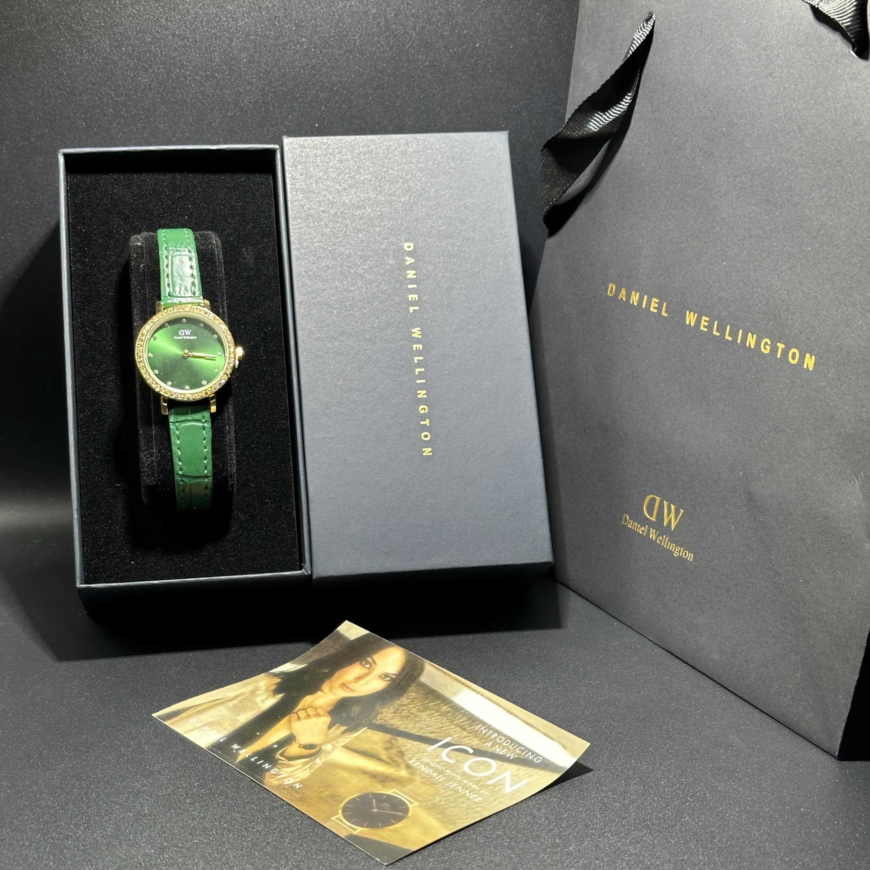Daniel Wellington Cuire Vert
