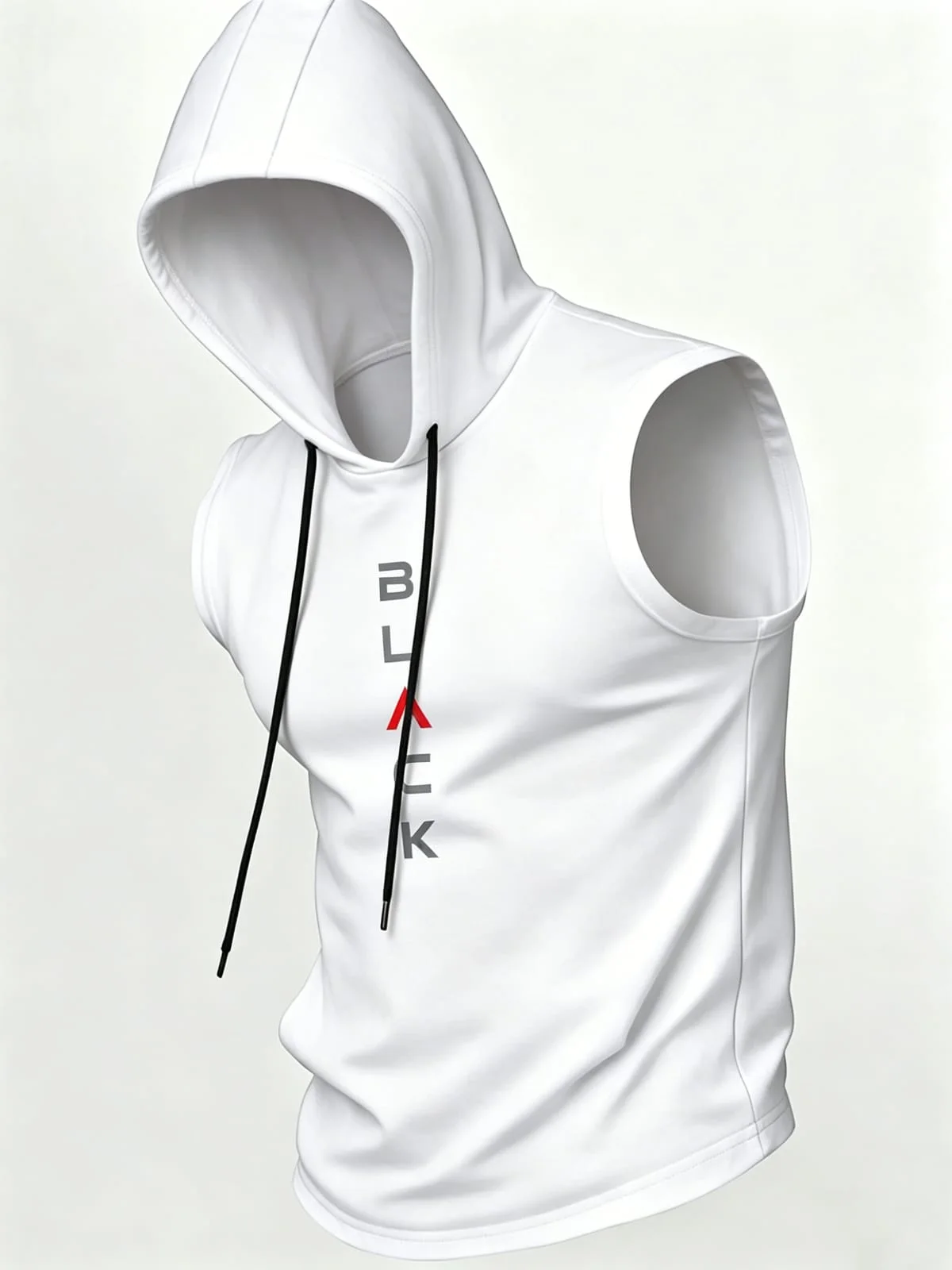 Débardeur Hoodie Sans Manches Sport Homme