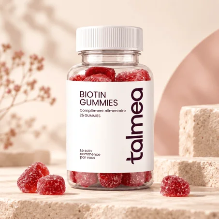 TALMEA Biotine Gummies — Beauté des Cheveux