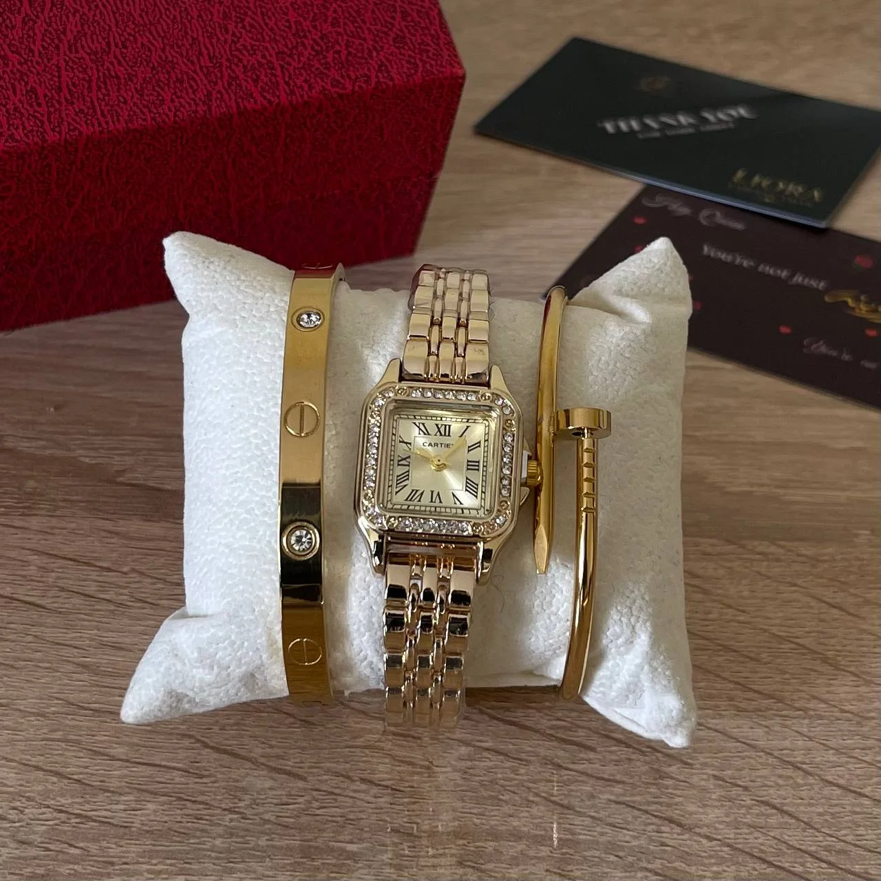 Pack Montre Cartier+ 2 Bracelets Cartier