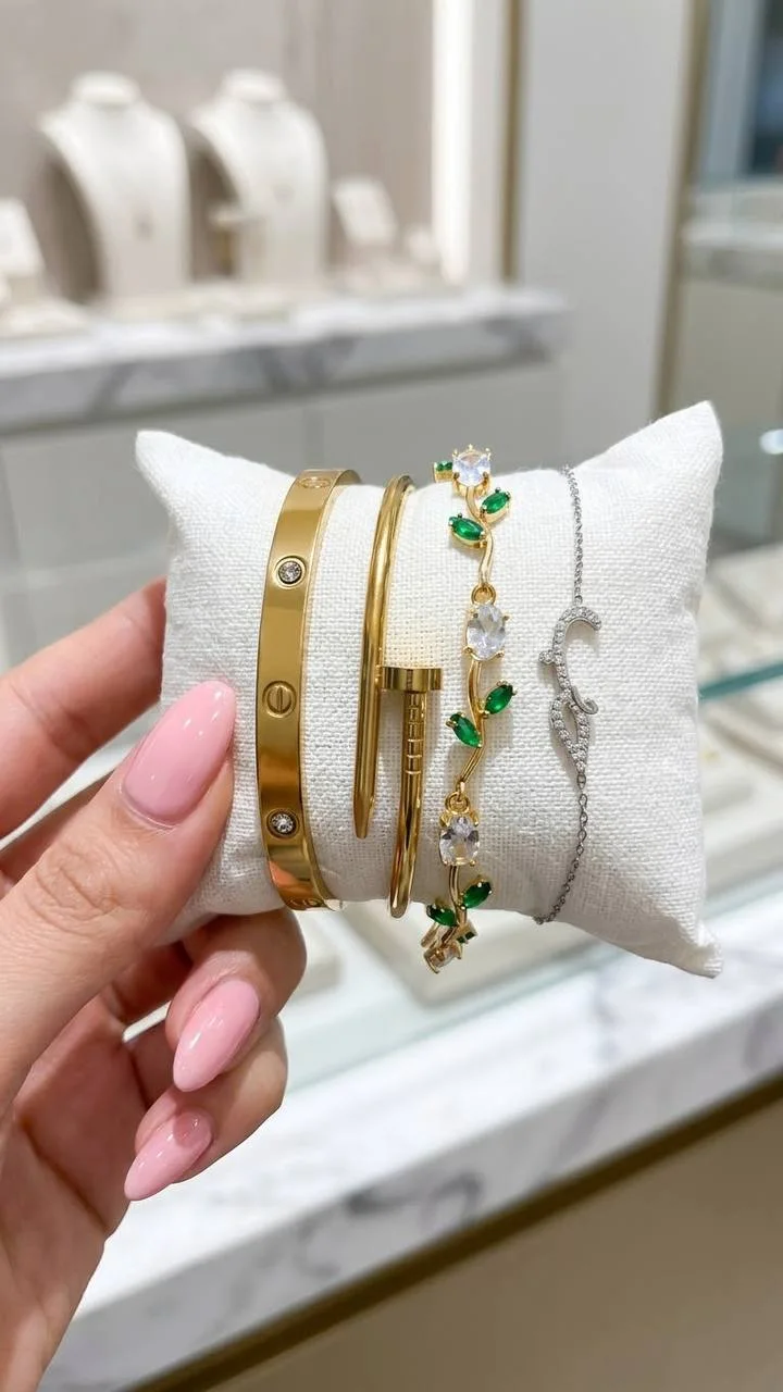 Pack 2 Bracelets + 2 Gourmettes