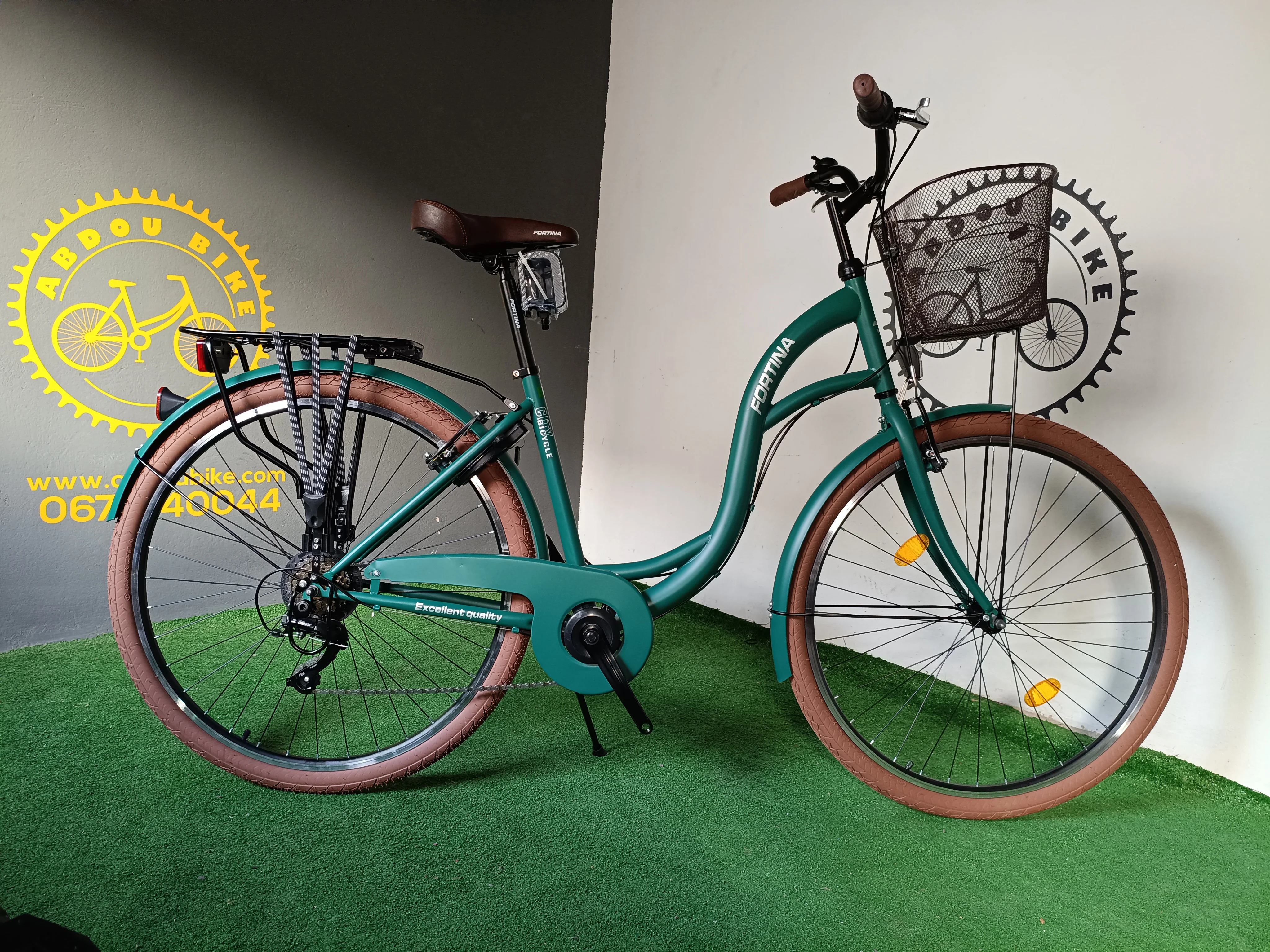 Vélo de Ville FORTINA – Élégance, Confort et Praticité | Abdou Bike