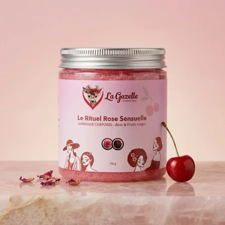 Gommage Corporel - Rose & Fruits Rouges