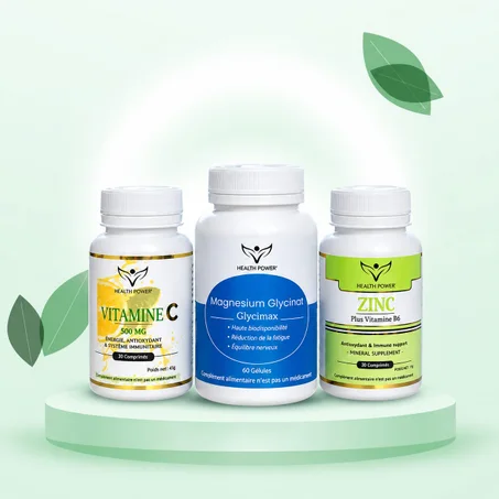Pack Magnésium Glycinate + Zinc + Vitamine C
