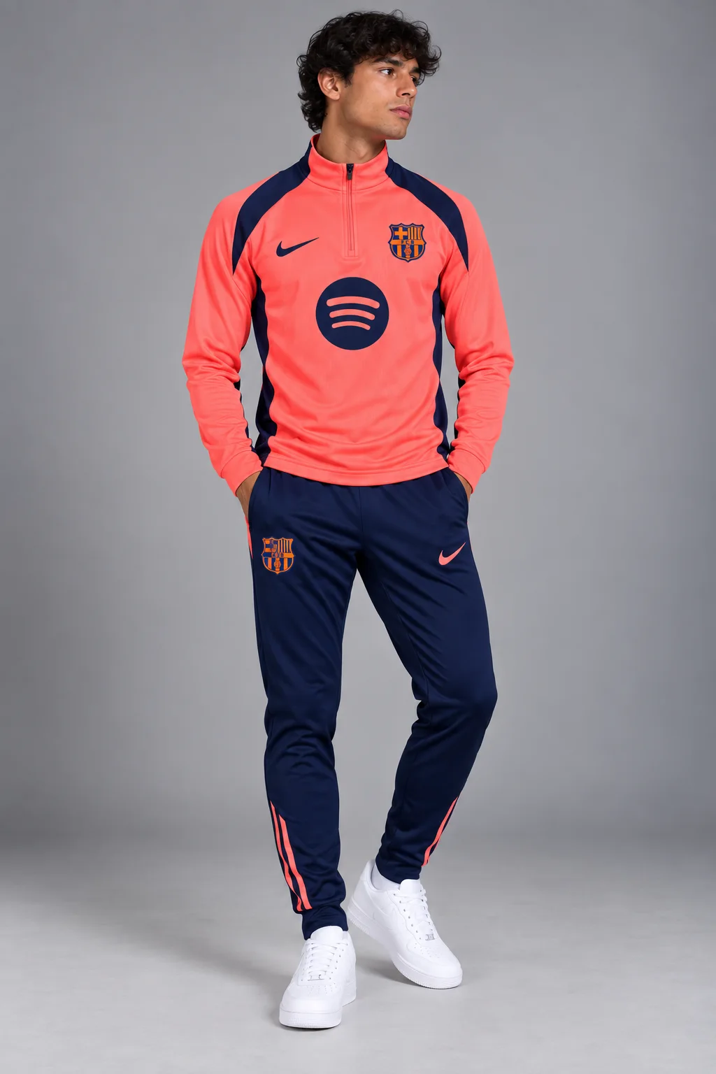 Survette Fc Barcalona entrainement orange