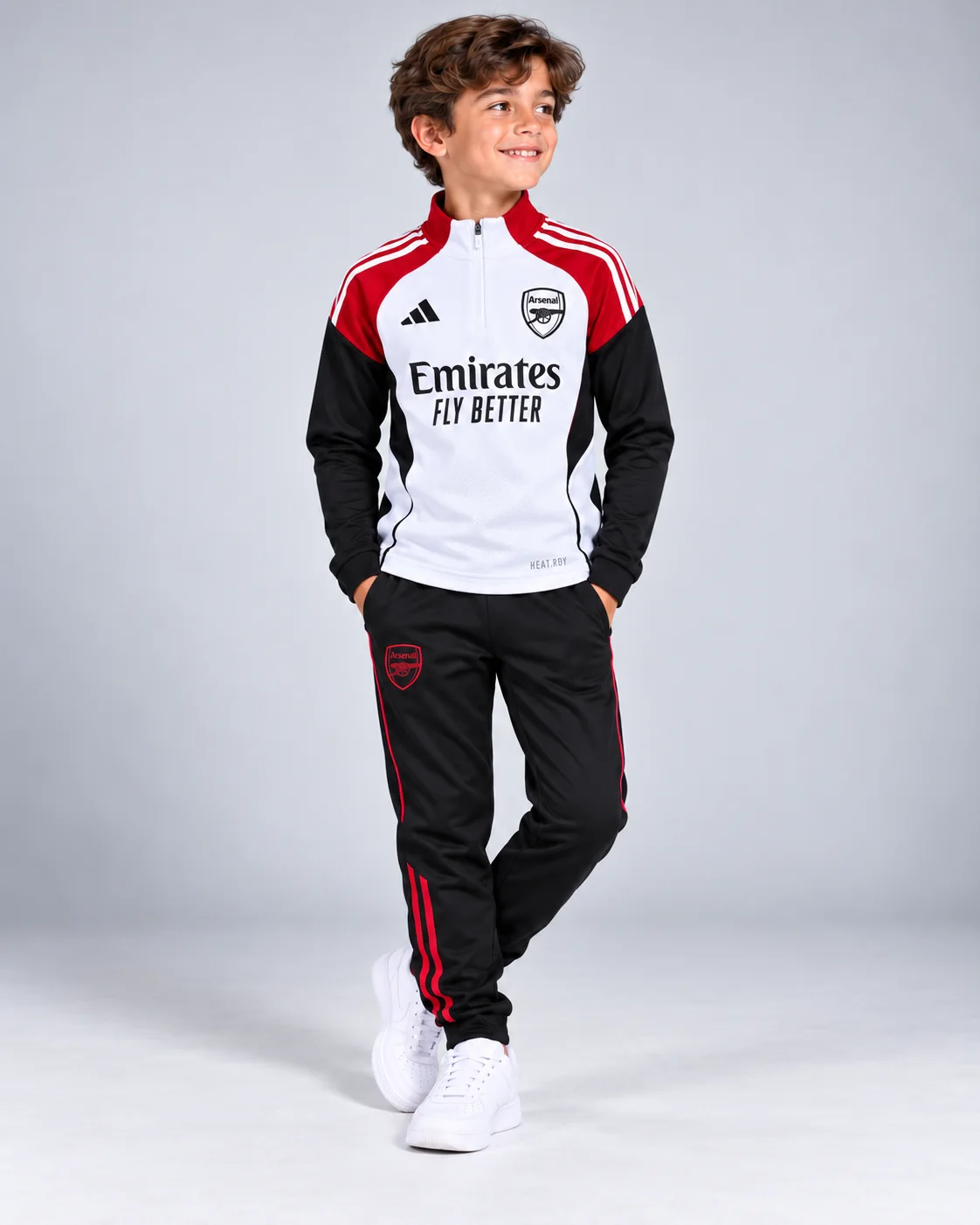 Survette Arsenal  adidas entrainement Noir rouge