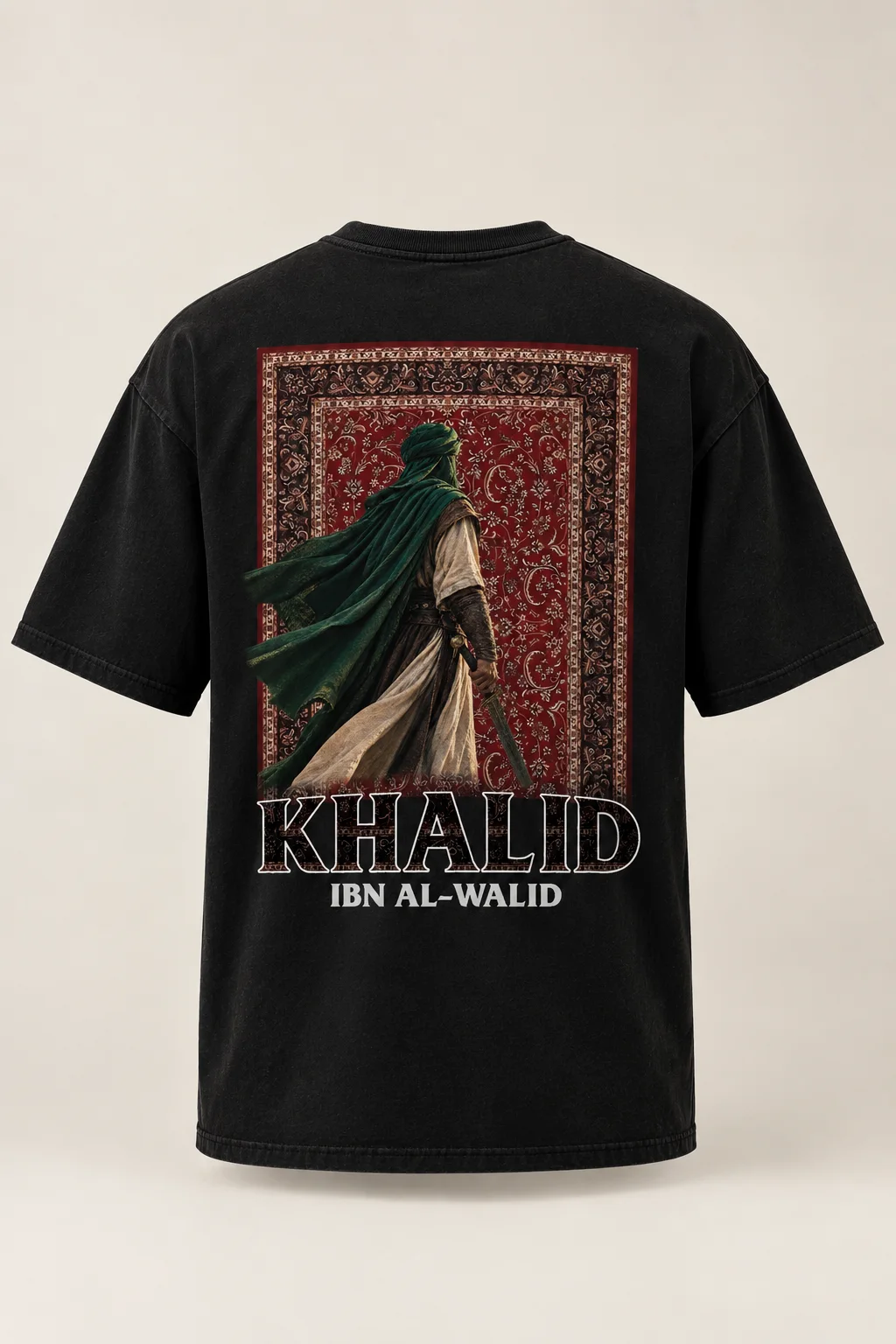 T-shirt Oversize | تيشيرت  أوفرايز خالد بن الوليد V2