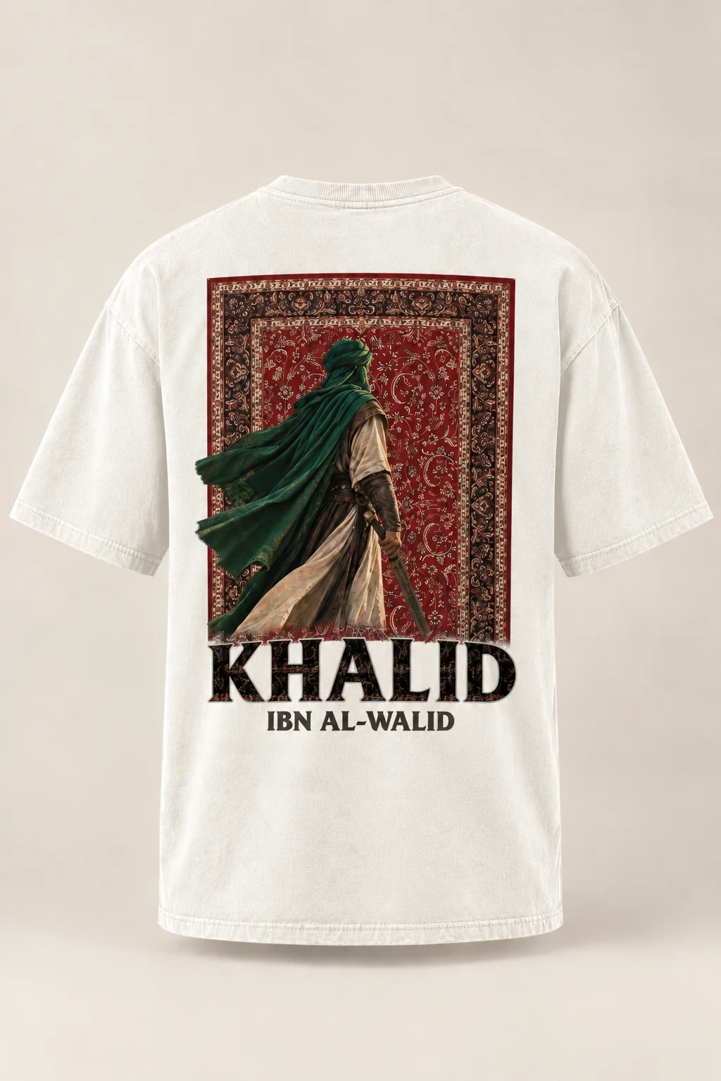 T-shirt Oversize | تيشيرت  أوفرايز خالد بن الوليد V2