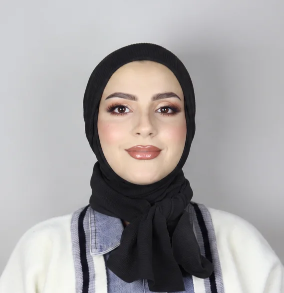 Turban Châle Coton Côtelé Ajustable - Confort Hivernal & Respirant