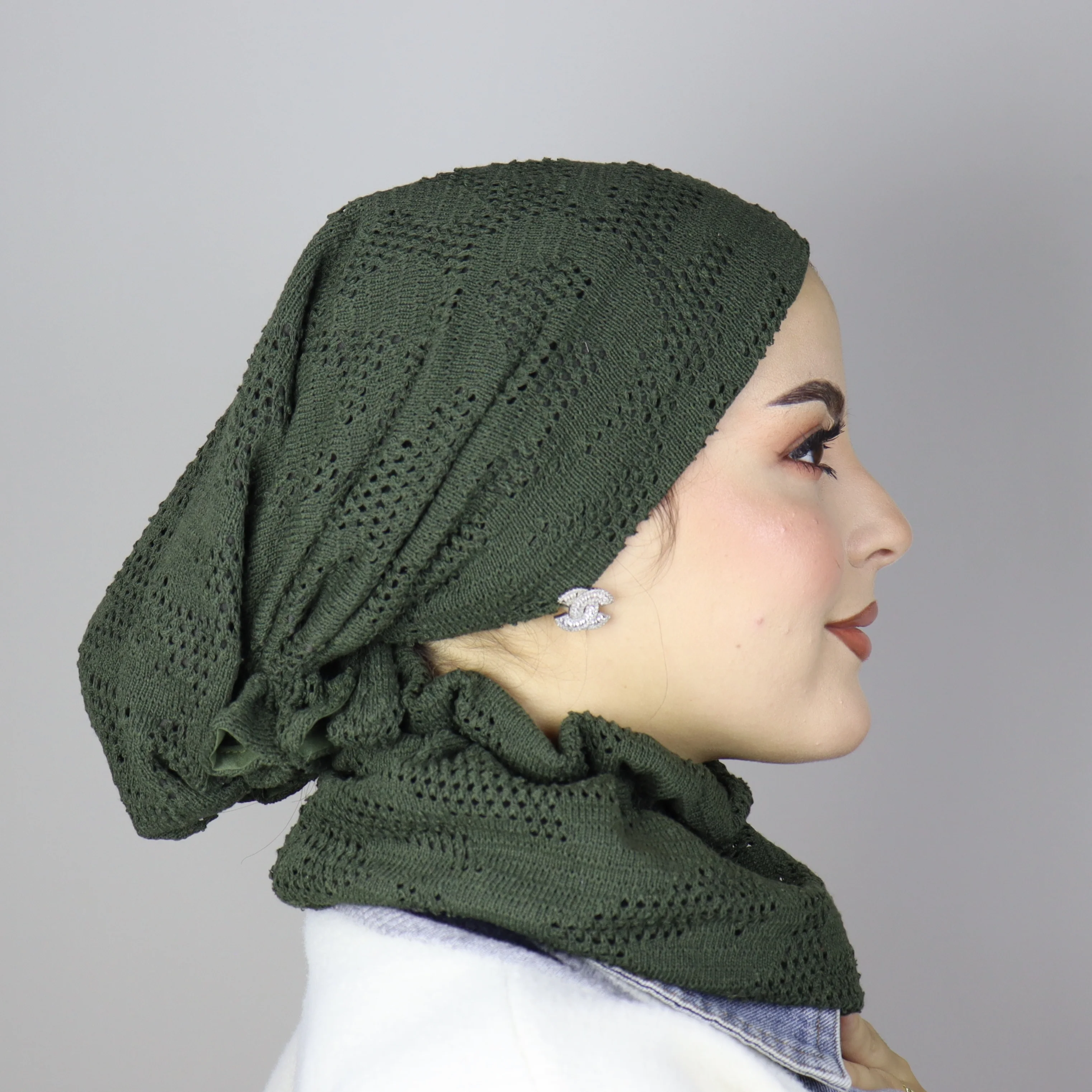 Turban Féminité – Turban Femme Hiver en Tricot Doublé Coton