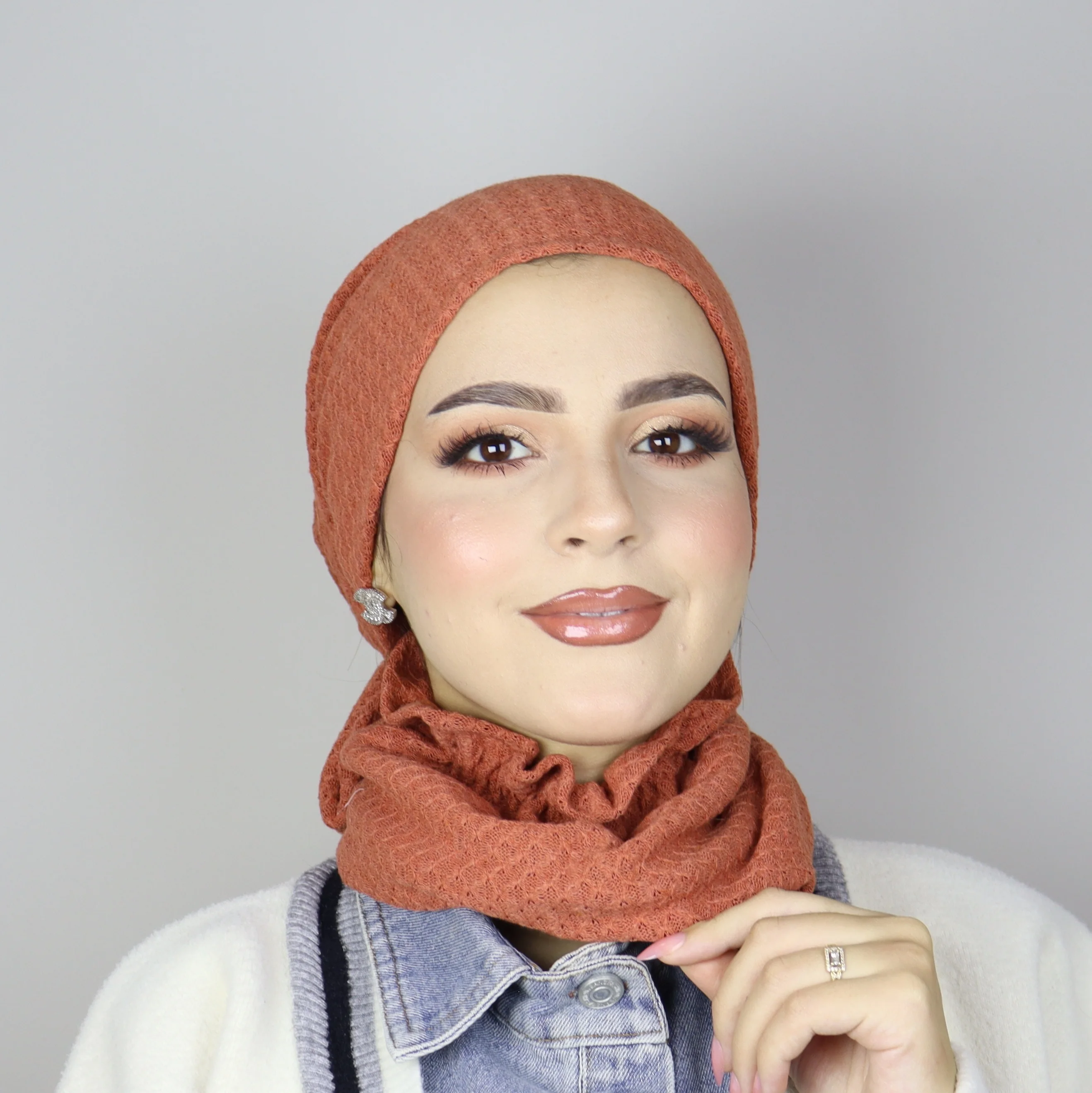Turban Féminité – Turban Femme Hiver en Tricot Doublé Coton