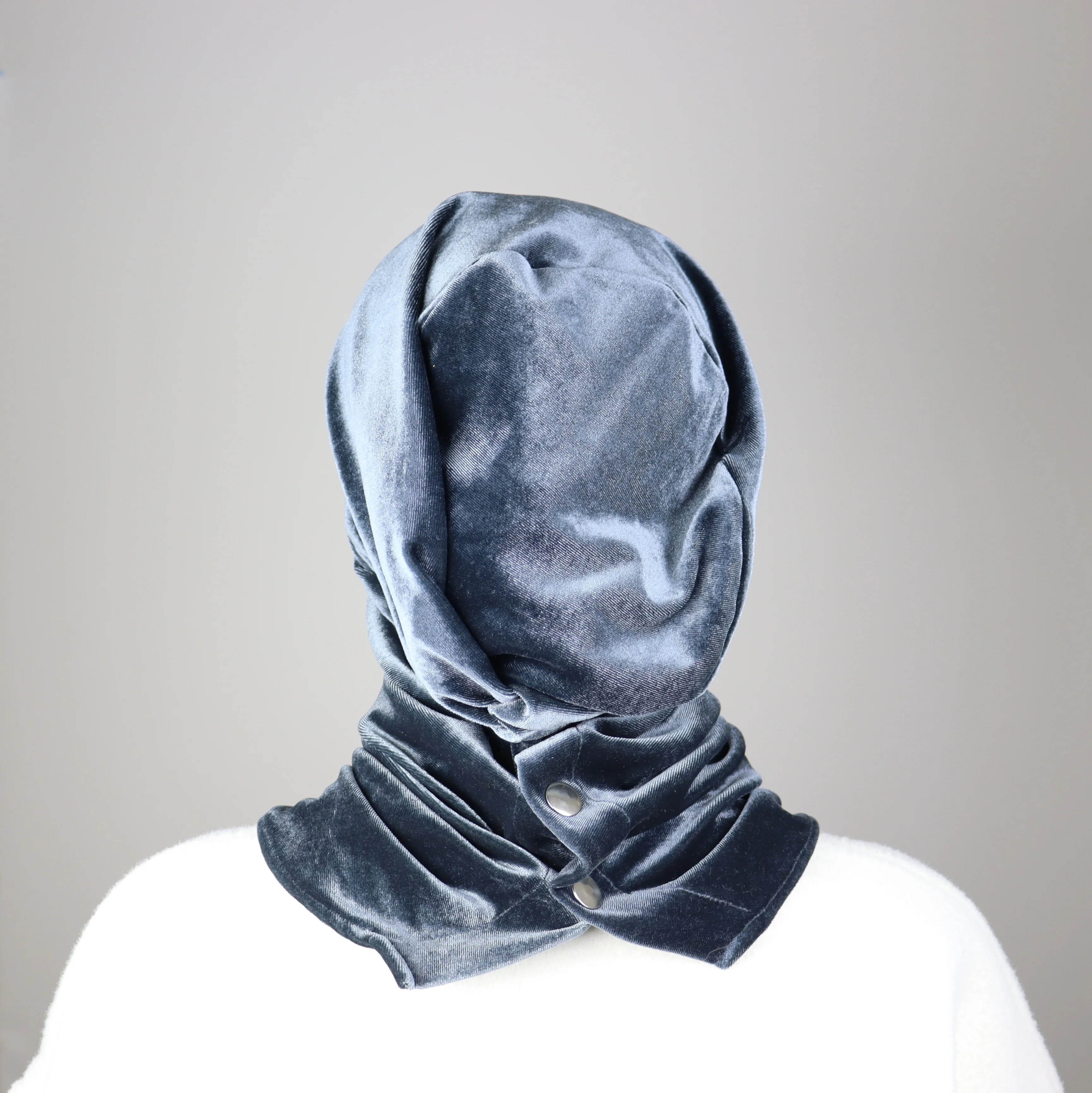 Turban en Velours Premium avec Cache-Cou
