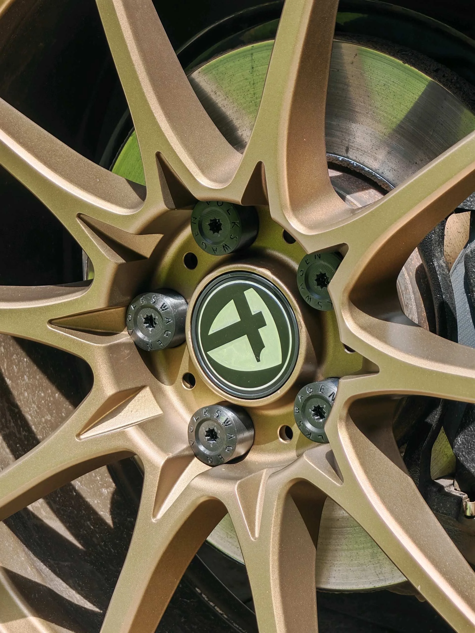 cache ecrou VW