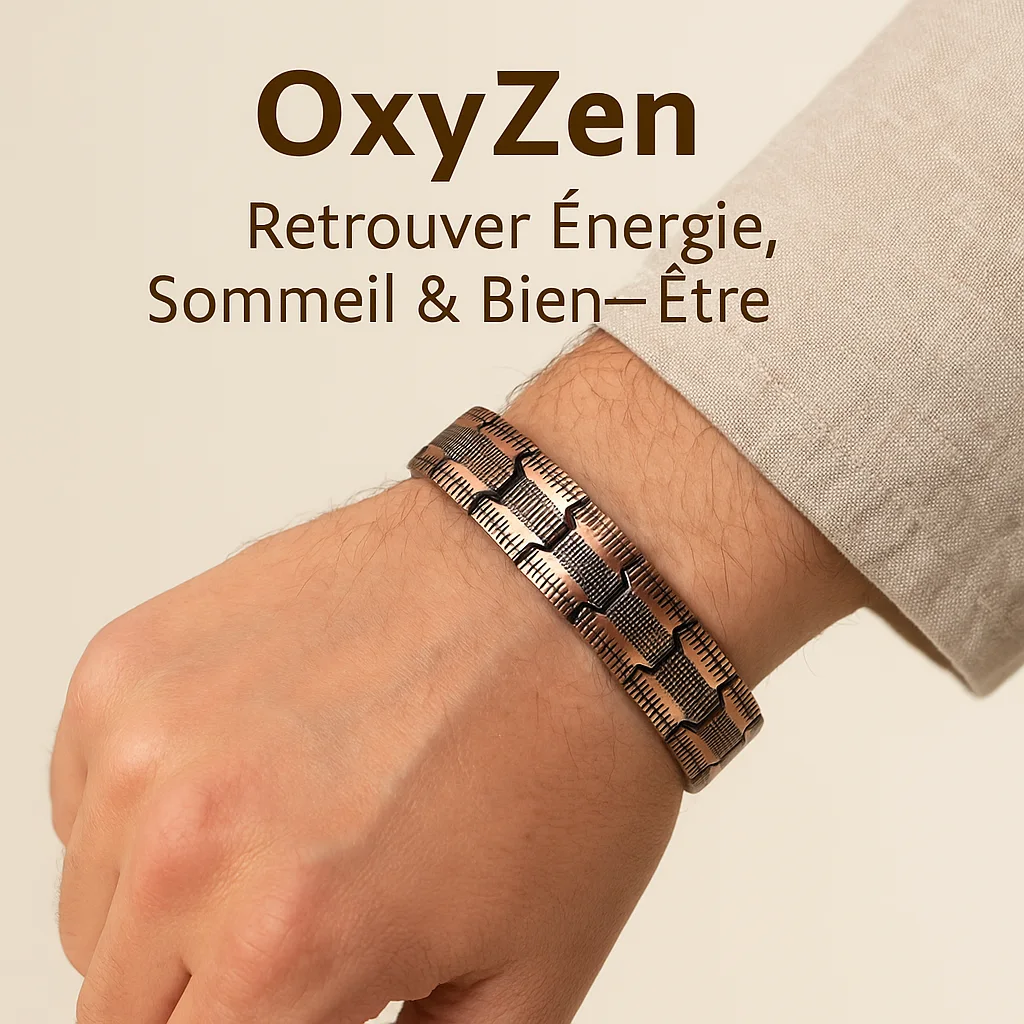 Bracelet magnétique en cuivre