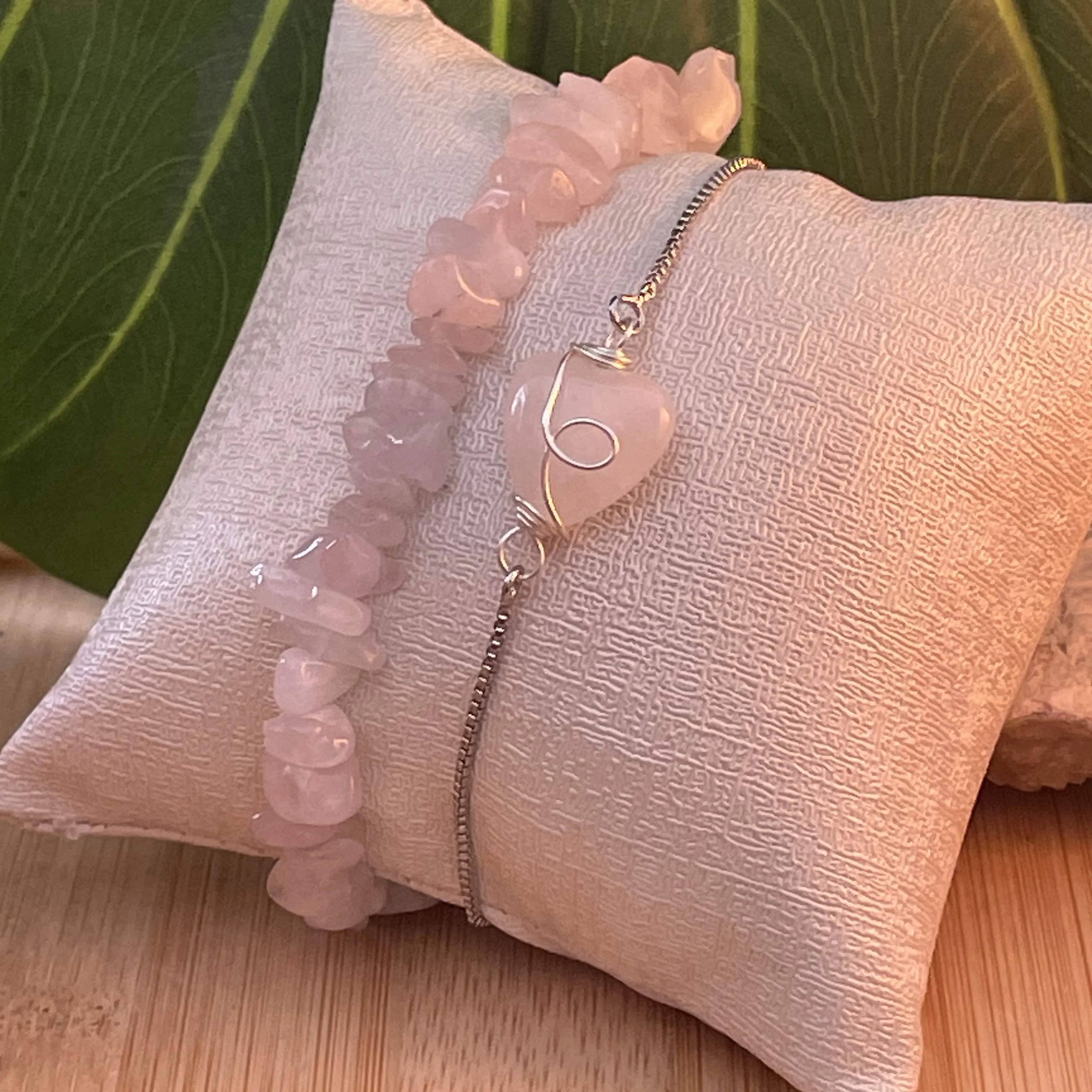 Duo Quartz rose en acier