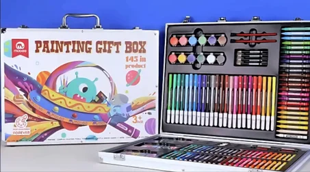 Box de dessin 145 couleurs