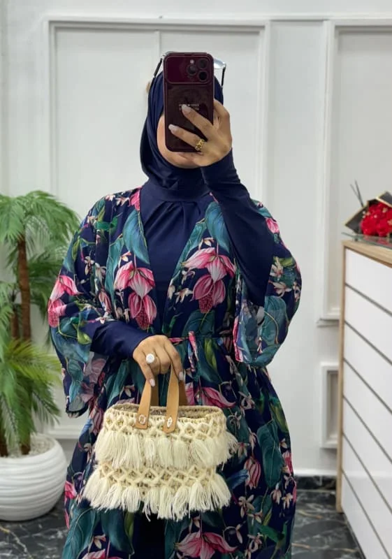 بوركيني 5 قطع مع الفولار