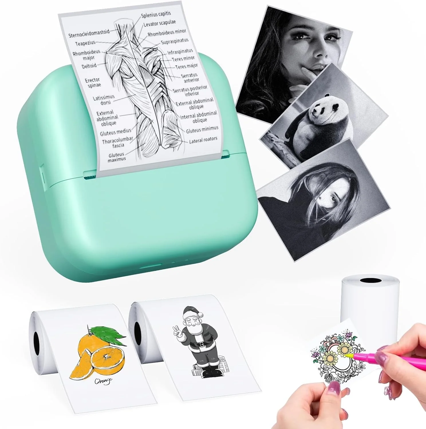 الطابعة الحرارية الصغيرة (Mini Portable Printer)