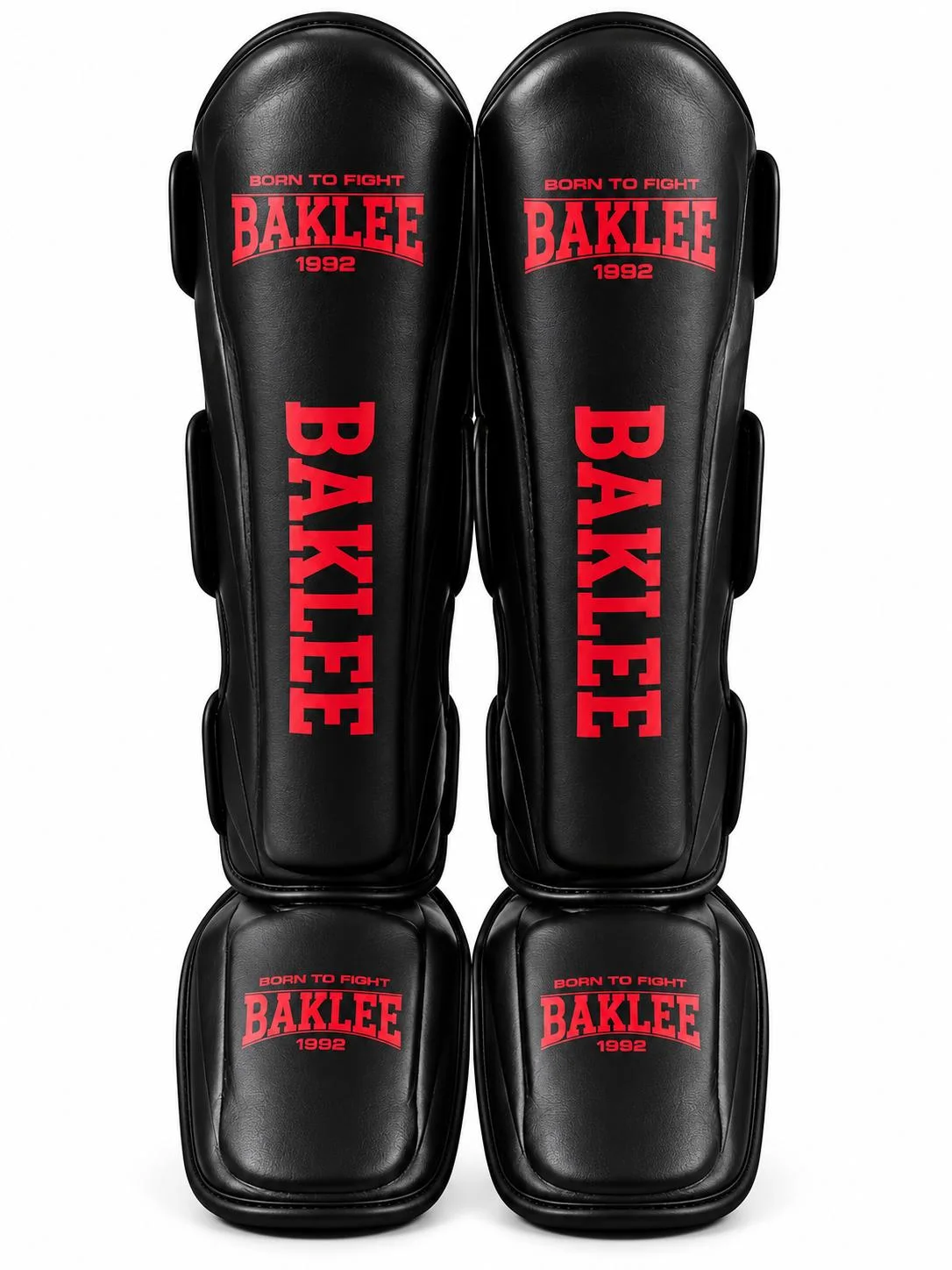 Protège-tibias et pieds de kickboxing Baklee 1992