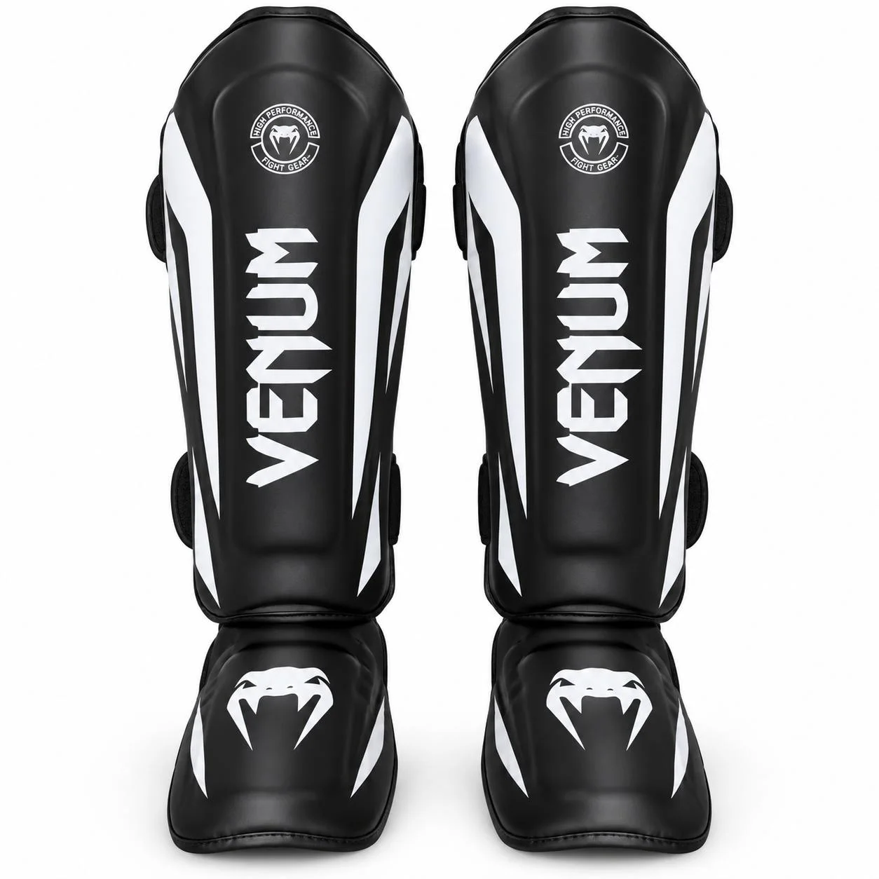 Protège-tibias et pieds de kickboxing Venum Elite