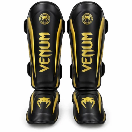 Protège-tibias et pieds de kickboxing Venum Elite