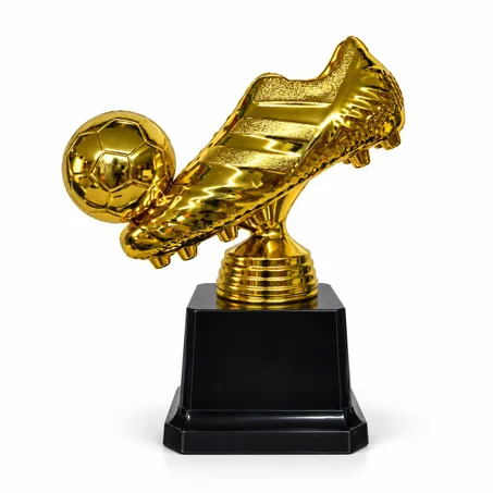 Trophée Chaussure d'Or de Football Doré