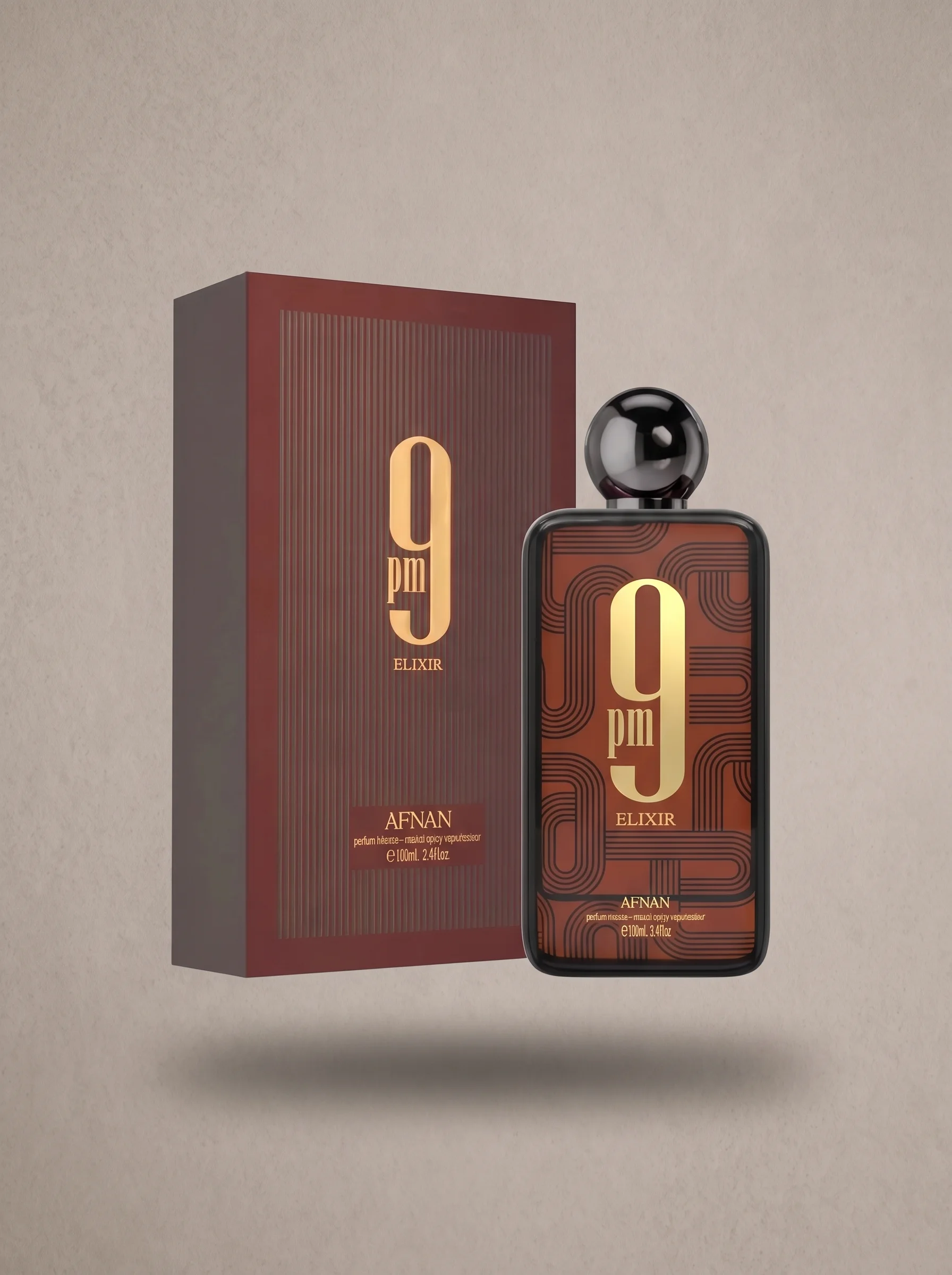 Afnan 9 PM Elixir Unisex Extrait de Parfum