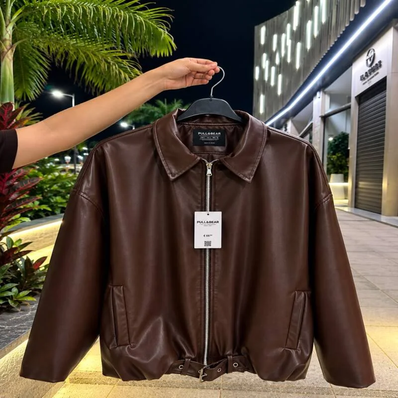 Veste cuir nouvelle collection 2026
