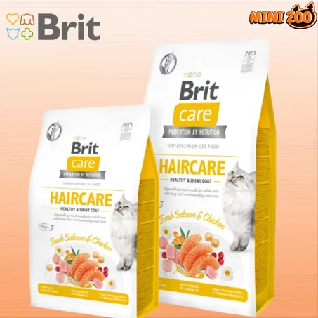 croquettes, Brit Care Soin capillaire sans céréales, pelage sain et brillant 2kg)