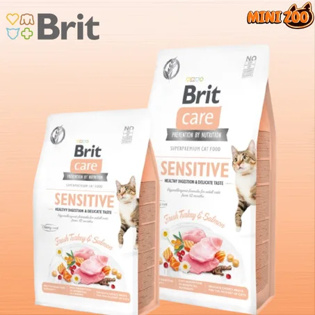 croquettes, Brit care _ chat sensible et exigent sans céréales 2Kg