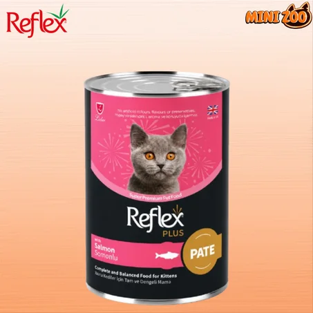 Reflex, pâté Plus au Saumon pour Chatons 395g