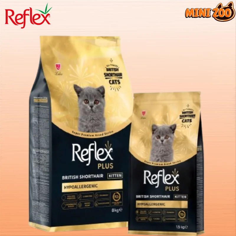 Croquettes, Reflex Plus Premium Series Kitten British Shorthair Poulet 1,5 Kg ​​ إمكانية البيع بالتقسيط 1kg = 40dh