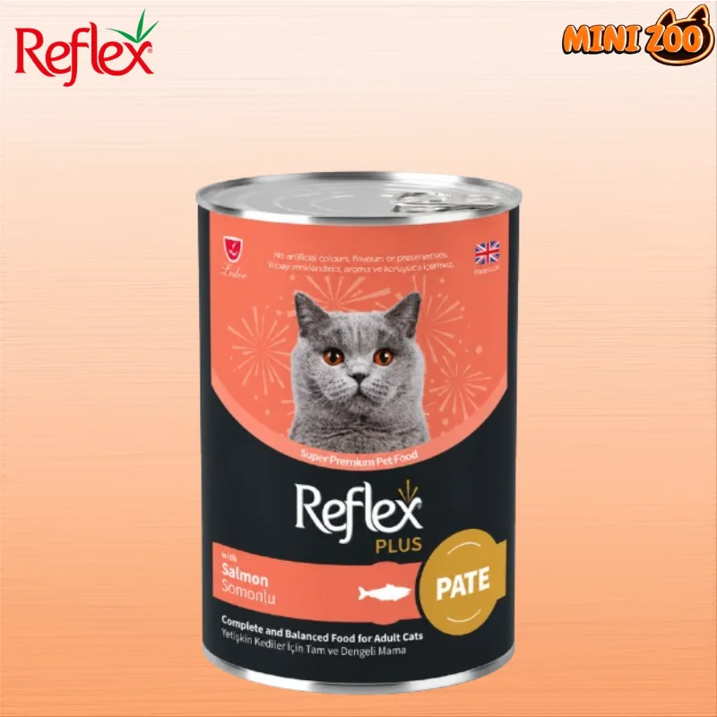 Reflex, pâté Plus au saumon pour chats adultes 395g