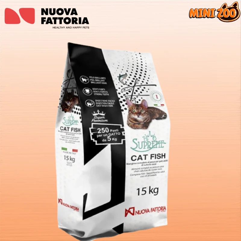 croquettes, Supreme Poisson adultes 15kg البيع بالتقسيط 1kg = 35dh