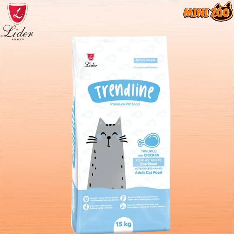 croquettes, Trendline Adultes Stérilisés  15kg إمكانية البيع بالتقسيط 1kg = 30dh