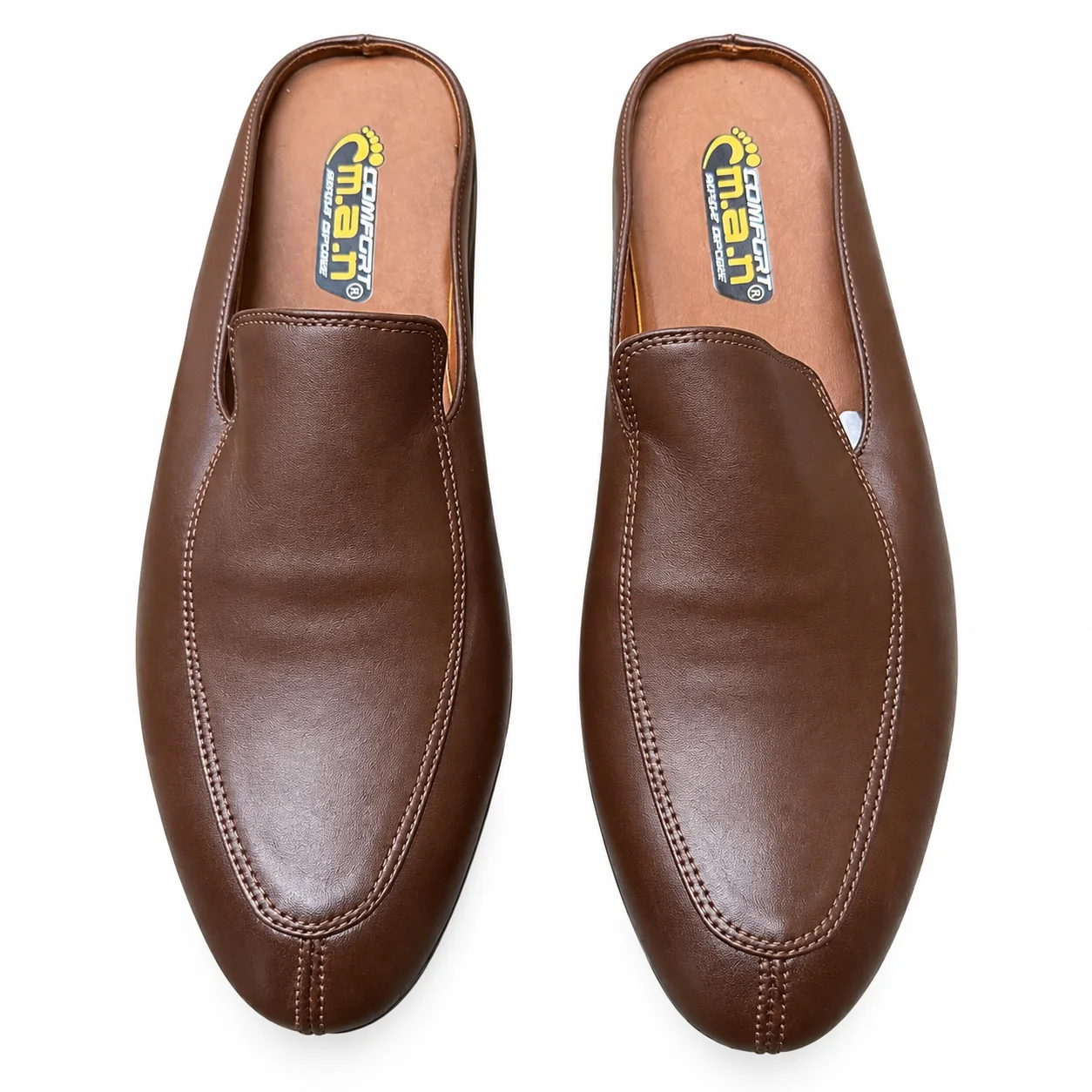 Mules Homme Élégance à Surpiqûres