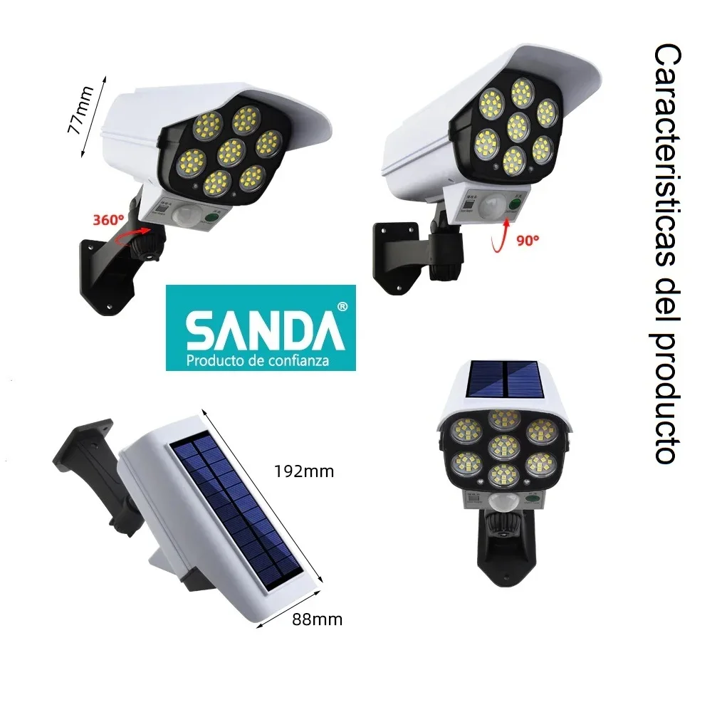 Solar sensor مصباح كاميرا