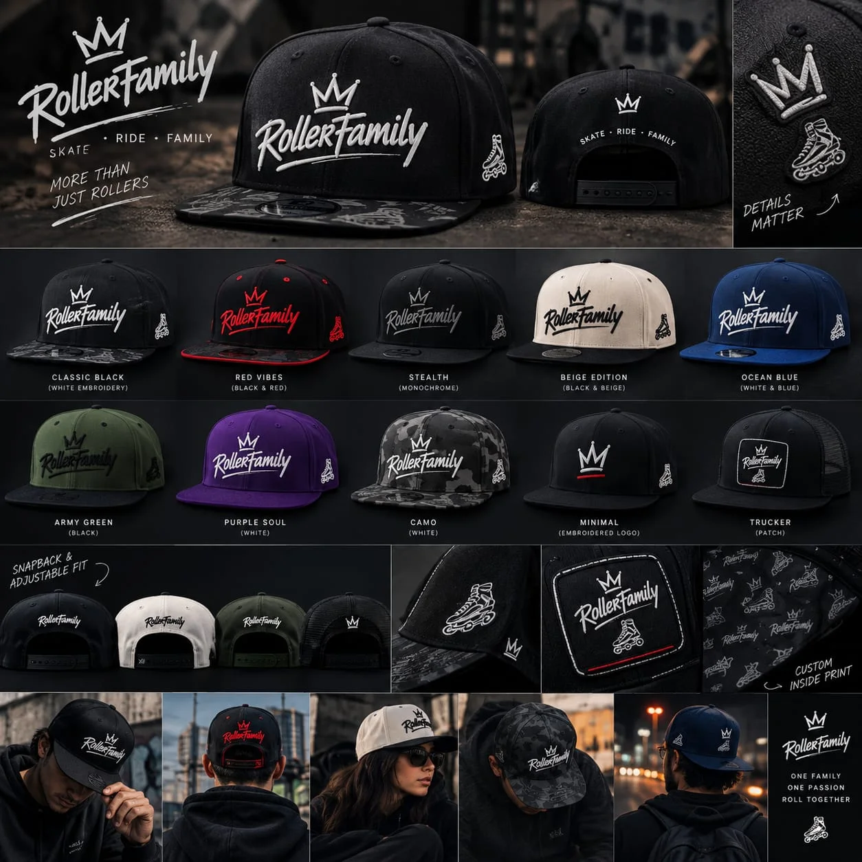 NEW ROLLERFAMILY CAP