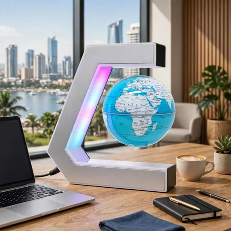 GLOBE FLOTTANT MAGNÉTIQUE AVEC LED - 19.900F