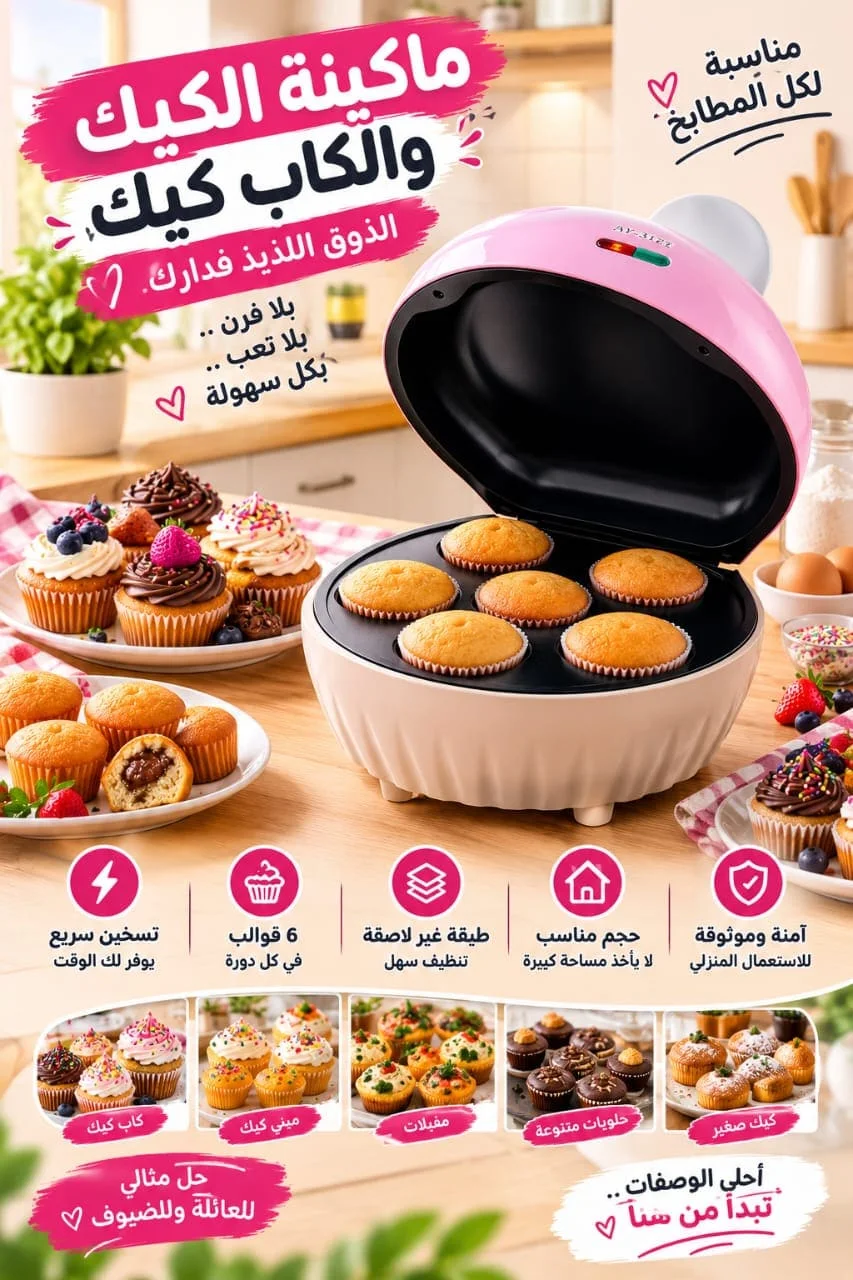 حضّري الكيك والكاب كيك فالدار بكل سهولة