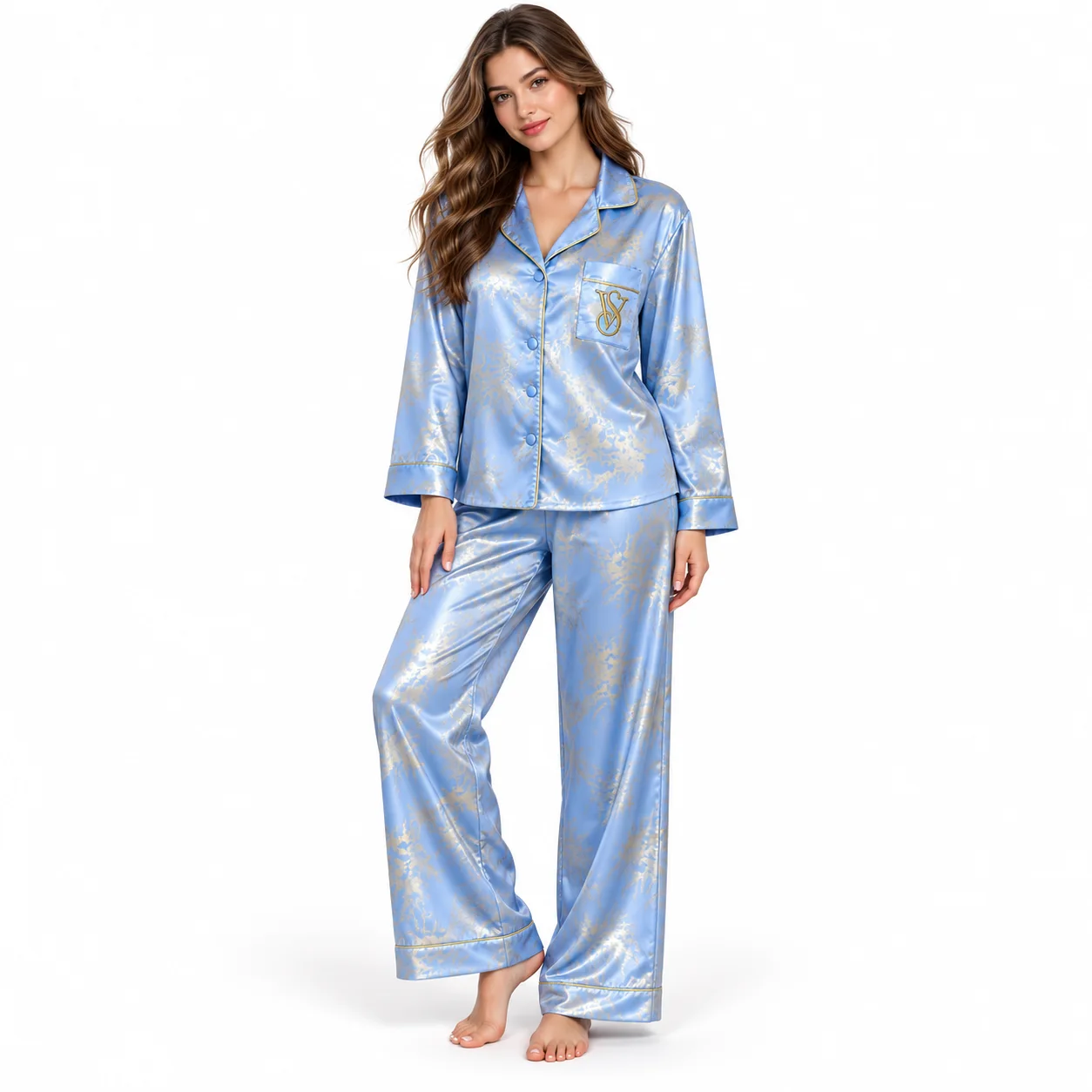Pyjama Satiné 2 Pièces