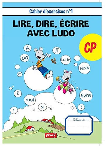Lire, dire, écrire Ludo CP avec cahier d'exercices n1 et n2 - Vue 2